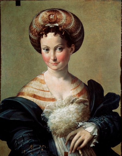Favoritten eller den tyrkiske slave Maleri af Francesco Mazzola Il Parmigianino kaldet Parmesanen (1503-1540) 1530 ca. Søn. 67x53 cm Parma, Nationalgalleriet af Parmigianino