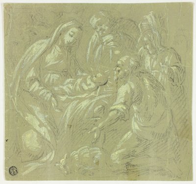 Tilbedelse af hyrderne af Parmigianino