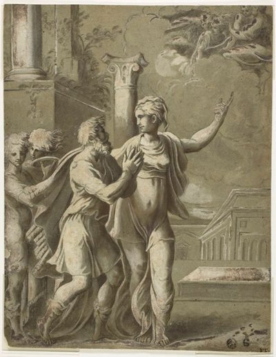 Augustus og den tiburtinske sibylle af Parmigianino
