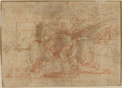 Jael og Cisera? [hen imod] af Parmigianino