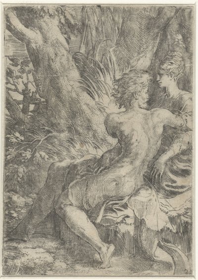 Kærlighedspar af Parmigianino