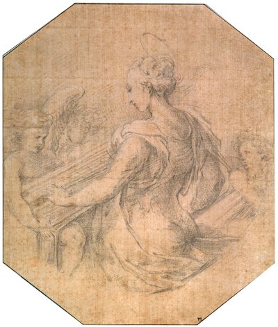 Sankt Cecilia, c1527-1530 af Parmigianino