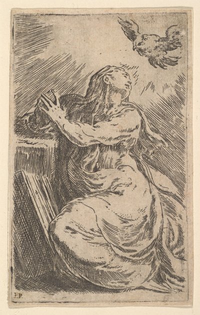 Bebudelsen, begyndelsen af det 16. århundrede. af Parmigianino