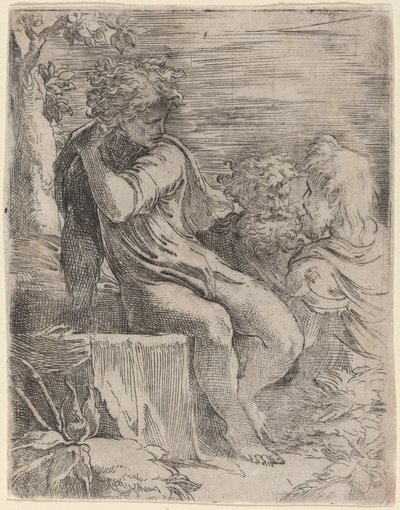Drengen og to gamle mænd af Parmigianino