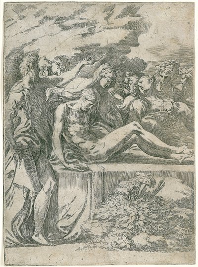 Kristi gravlæggelse af Parmigianino