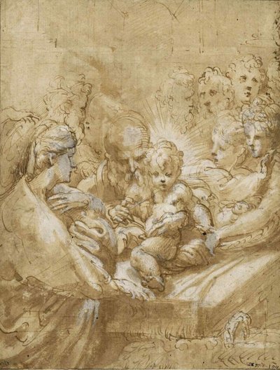 Omskæringen, første halvdel af 1500-tallet.. af Parmigianino