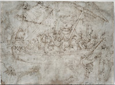 To tegninger af skibe, 1410