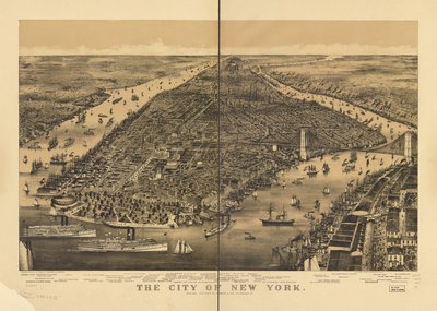Byen New York af Parsons and Atwater; Currier and Ives