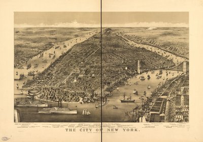 Byen New York af Parsons and Atwater; Currier and Ives