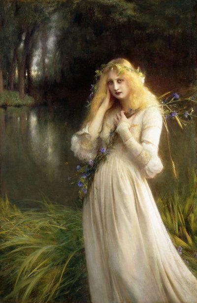 Ophelia, 1909 af Pascal Adolphe Jean Dagnan Bouveret