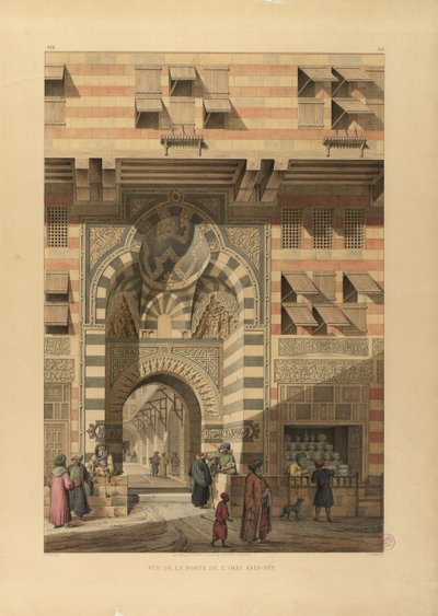 Sabil-Kuttab af Sultan Qaitbay af Pascal Xavier Coste