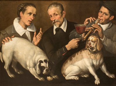 Zufolo-spiller, 1585-1590. af Passerotti