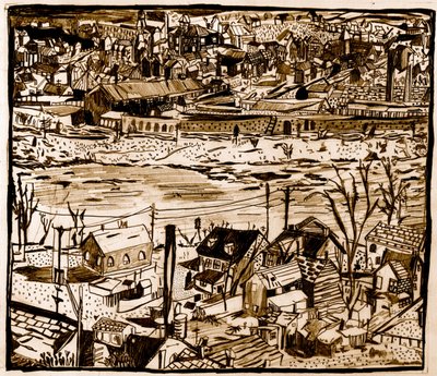 By, 2013 (blyant) af Pat Macdonald