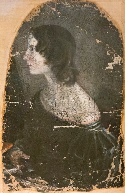 Emily Brontë, ca. 1883 (olie på lærred) af Patrick Branwell Bronte