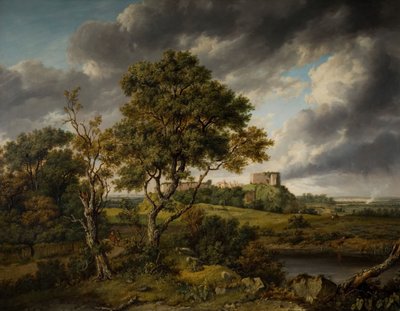 Carisbrooke Castle, Isle Of Wight, 1831. af Patrick Nasmyth
