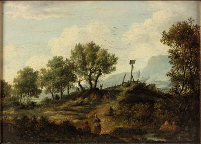 Aberuchills (Loch Aber Hills), 1824 af Patrick Nasmyth
