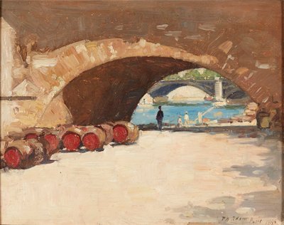 Paris (olie om bord) af Patrick William Adam