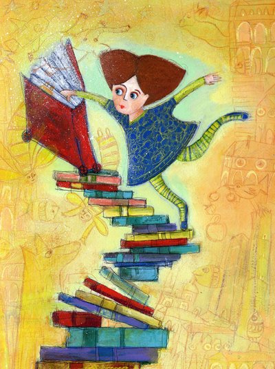 Child, 2020 (Akryl på papir) af Patrizia La Porta