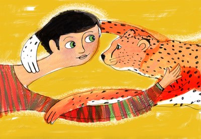 Barn, 2025 (Akryl; digital) af Patrizia La Porta