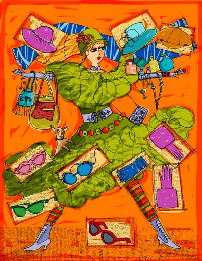 Figur, 2021 (digital) af Patrizia La Porta