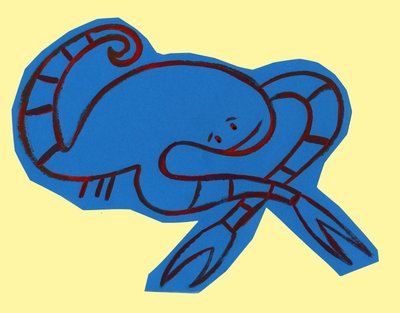 Horoskop: Skorpionens tegn. Illustration af P. La Porta. af Patrizia La Porta