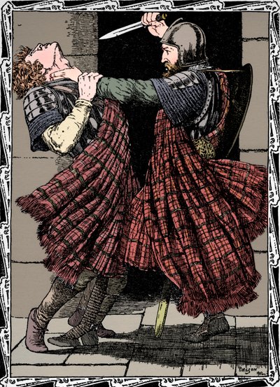 Comyn stukket af Bruce, 1902 af Patten Wilson