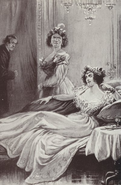 Illustration til Barchester Towers af Anthony Trollope (litho) af Paul (after) Hardy