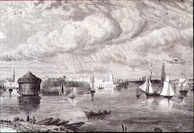 New York Harbor i 1860