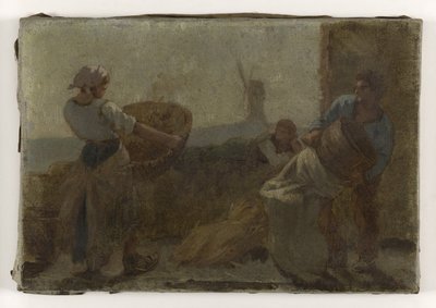 Hvedens historie: Le Criblage: Skitse til skolen i rue Dombasle af Paul Albert Baudouin