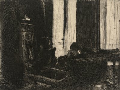 Intimitet Intimitet, 1889. af Paul Albert Besnard
