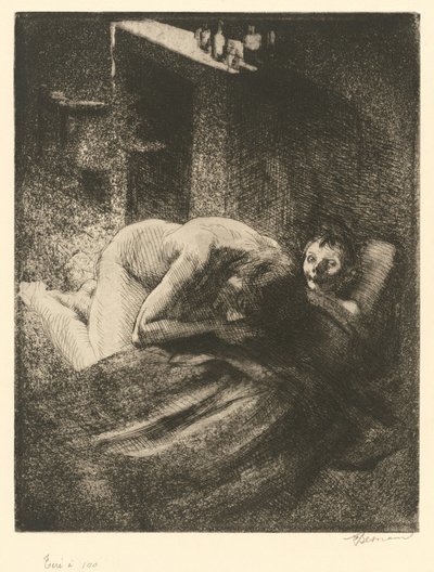Elendighed Elendighed, ca. 1886. af Paul Albert Besnard