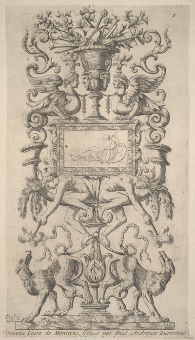 Ornamental design af Paul Androuet Du Cerceau