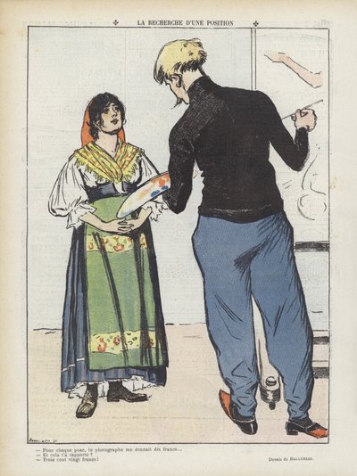 Illustration til Le Rire af Paul Balluriau