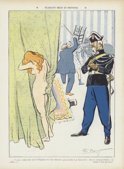 Illustration til Le Rire af Paul Balluriau