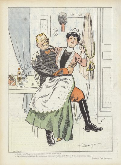 Illustration til Le Rire af Paul Balluriau