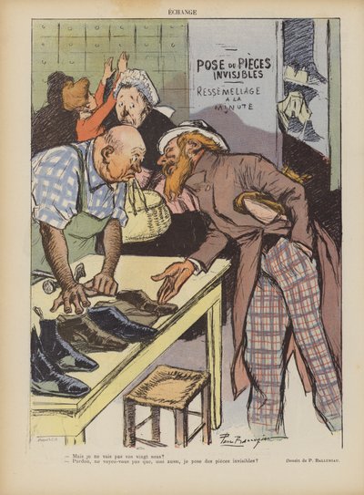 Illustration til Le Rire af Paul Balluriau