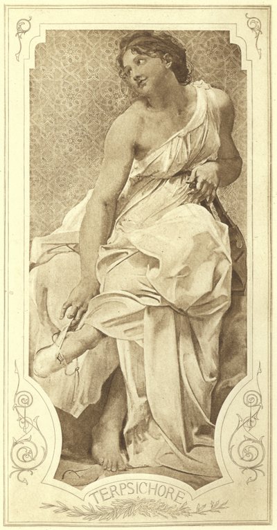 Terpsichore, Muse of the Choral Dance (fotogravure) af Paul Baudry