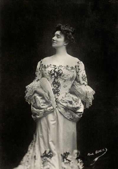 Portræt af den franske kunstner Yvette Guilbert ( 1865) af Paul Berger