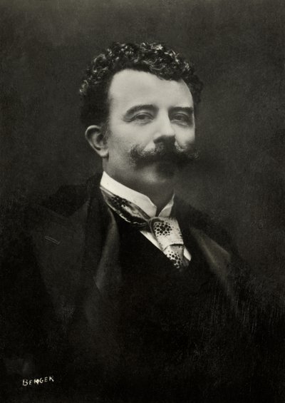 Portræt af forfatteren felicien Champsaur ( 1859 af Paul Berger