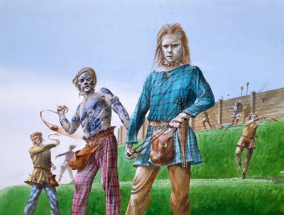 Stammemænd fra jernalderen, c5. århundrede f.Kr., c1990-2010 af Paul Birkbeck