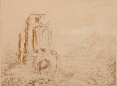 Ruine-landskab af Paul Bril