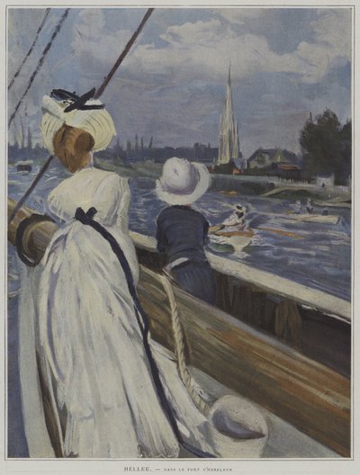 I havnen i Harfleur af Paul Cesar Helleu