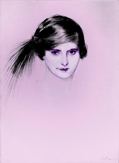 Helena Rubinstein af Paul César Helleu af Paul Cesar Helleu