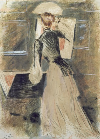 Madeleine Carlier af Paul Cesar Helleu
