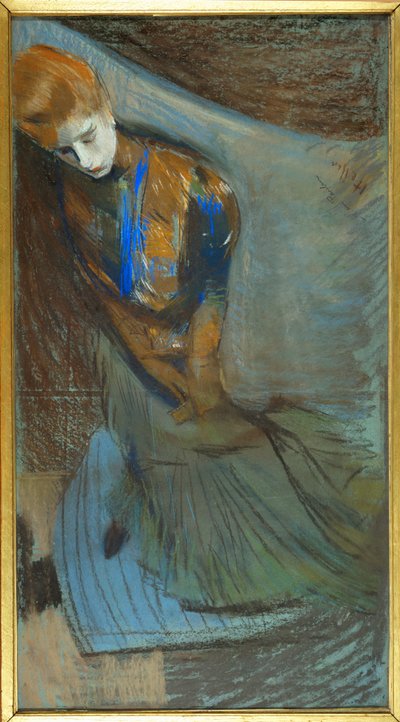 Fru Helleu hviler sig af Paul Cesar Helleu