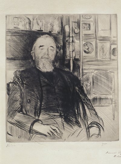 Portræt af Alexis Rouart af Paul Cesar Helleu