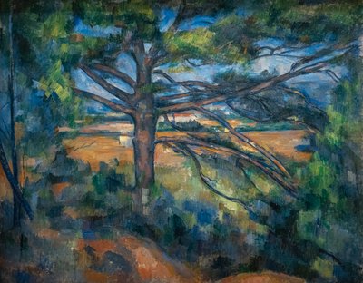 Great Pine nær Aix af Paul Cézanne