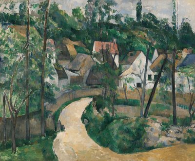 Den snoede vej af Paul Cézanne