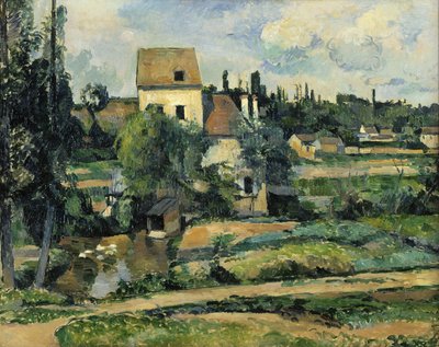 Møllen ved Couleuvre i Pontoise af Paul Cézanne