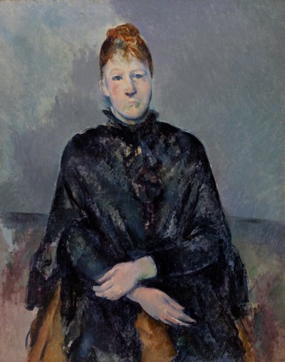 Madame Cézanne (Portræt af Madame Cézanne) af Paul Cézanne